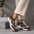 Women’s Retro Leopard Print Sneakers
