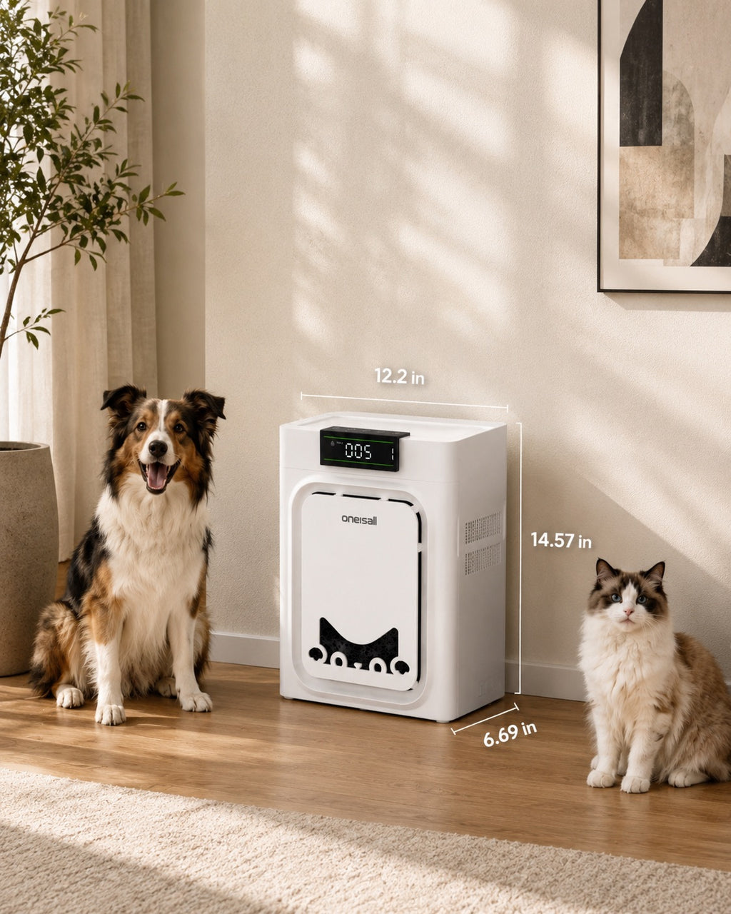 Pet Air Purifier with HEPA Filter
