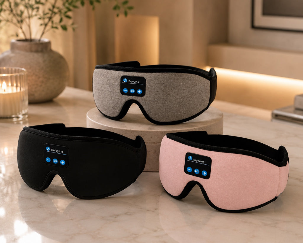 3D Bluetooth Sleep Mask with Headphones