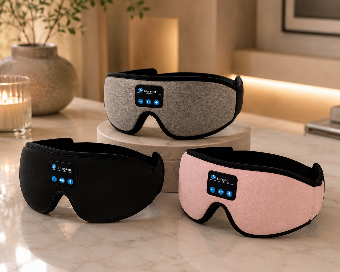 3D Bluetooth Sleep Mask with Headphones
