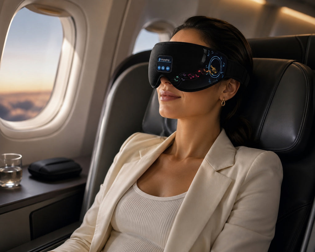 3D Bluetooth Sleep Mask with Headphones