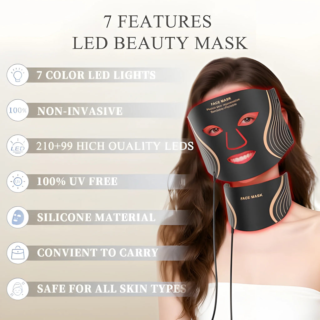 LED Face Mask - 7 Color Light Therapy